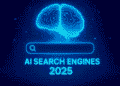 “Futuristic AI brain